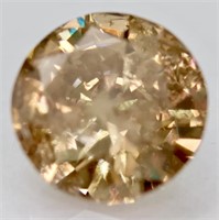 $22429 IGL 3.28 ct Round Brilliant Diamond Brown