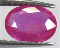 1.28 ct Natural Mozambique Ruby