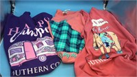 3 southern couture size large shirts