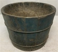 Green Wooden Bucket
