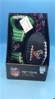 NFL pet toys 2 piece set