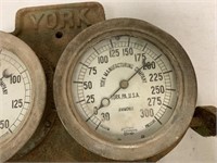 York Manufacturing Amonia Pressure Gauges