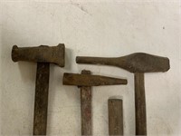 lot of 4 hammers/blacksmith