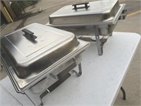 (2) STAINLESS STEEL COMMERCIAL WARMERS W/WATER