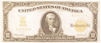 VF Series 1907 $10 Gold Coin Note