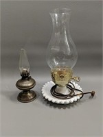 Vintage Lamp With Oil Lamp
