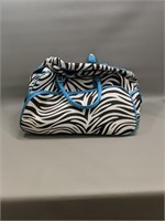 Zebra Pattern Luggage Carry On  Bag