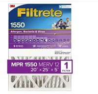 Filtrete 20x25x5, AC Furnace Air Filter