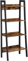 Ladder Shelf, 4-Tier Home Office Bookshelf