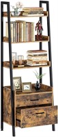 Ladder Shelf with 2 Drawers