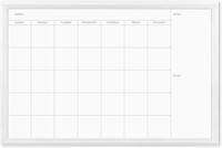 Magnetic Dry Erase Calendar Board, 20 x 30 Inches