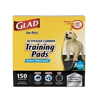 Glad for Pets Black Charcoal Puppy Pads-150