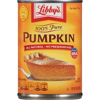 Libbys 100% Pure Pumpkin 15-Ounce Cans Pack of 24