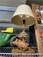 wild boar lamp