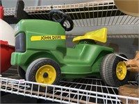 John Deere plastic ride on toy