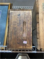 Winchester repeating company 22 short wood crate