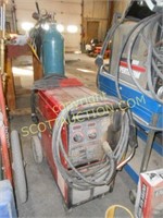 Lincoln 225 Power-mig wire feed welder, w/gas,