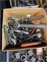 adjustable wrenches shears stud center old
