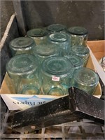 ball green glass jars 8 qt 3 pint