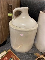 whiskey stoneware jug