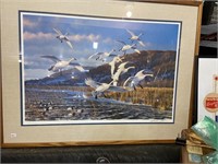 goose print michael sieve 1987 signed and