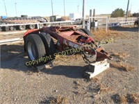 Single axle 5th wheel pup dolly, pintle hitch,