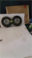 2 Trailer wheels 4.10/3.50-4