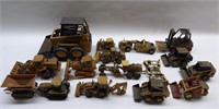 Lot of Small Die-Cast Construction Toys