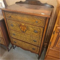 Early Chest of Drawers "Real Nice" On Rollers