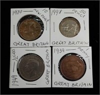 GREAT BRITAIN COINS
