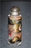 Antique Reversible Painted Snuff Bottle