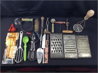 Antique/vintage Kitchen utensils.