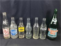 Vintage Soda Bottles, 50s-70s