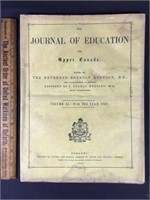 Journal of Education for Upper Canada, 1858, in