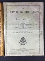 Journal of Education for Upper Canada, 1861, in