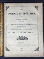 Journal of Education for Upper Canada, 1851, in