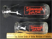 Silverwood’s Safe Milk, Pint & 1/2 pint.