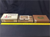 Lot of Cigar boxes.