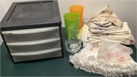 Plastic Organizer, Drinkware, Misc Small Linens