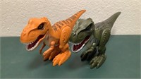 (2) Battery Powered Dinosaur Toys
