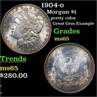 1904-o Morgan Dollar $1 Grades GEM Unc