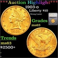***Auction Highlight*** 1903-o Gold Liberty Eagle