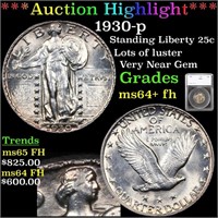 ***Auction Highlight*** 1930-p Standing Liberty Qu