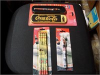 NOS Coca Cola Pens & Pencils - New!