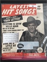 Latest Hit Songs Magazine "Four Letters"