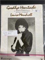 1984 Goodbye Heartache Music Sheet