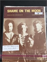 1981-1982 Shame on the Moon Music Sheet