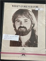 1978 What's Foreve For Sheet Music