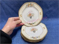 (6) Altrohlau Czech bread plates (antique)