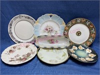 Stack of antique plates (Germany-England-etc)